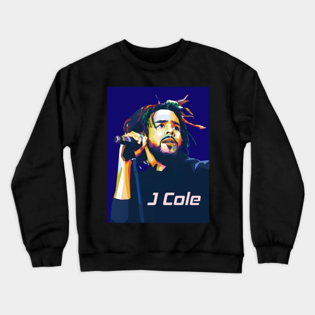 WPAP J Cole pop art Crewneck Sweatshirt by Art engineer